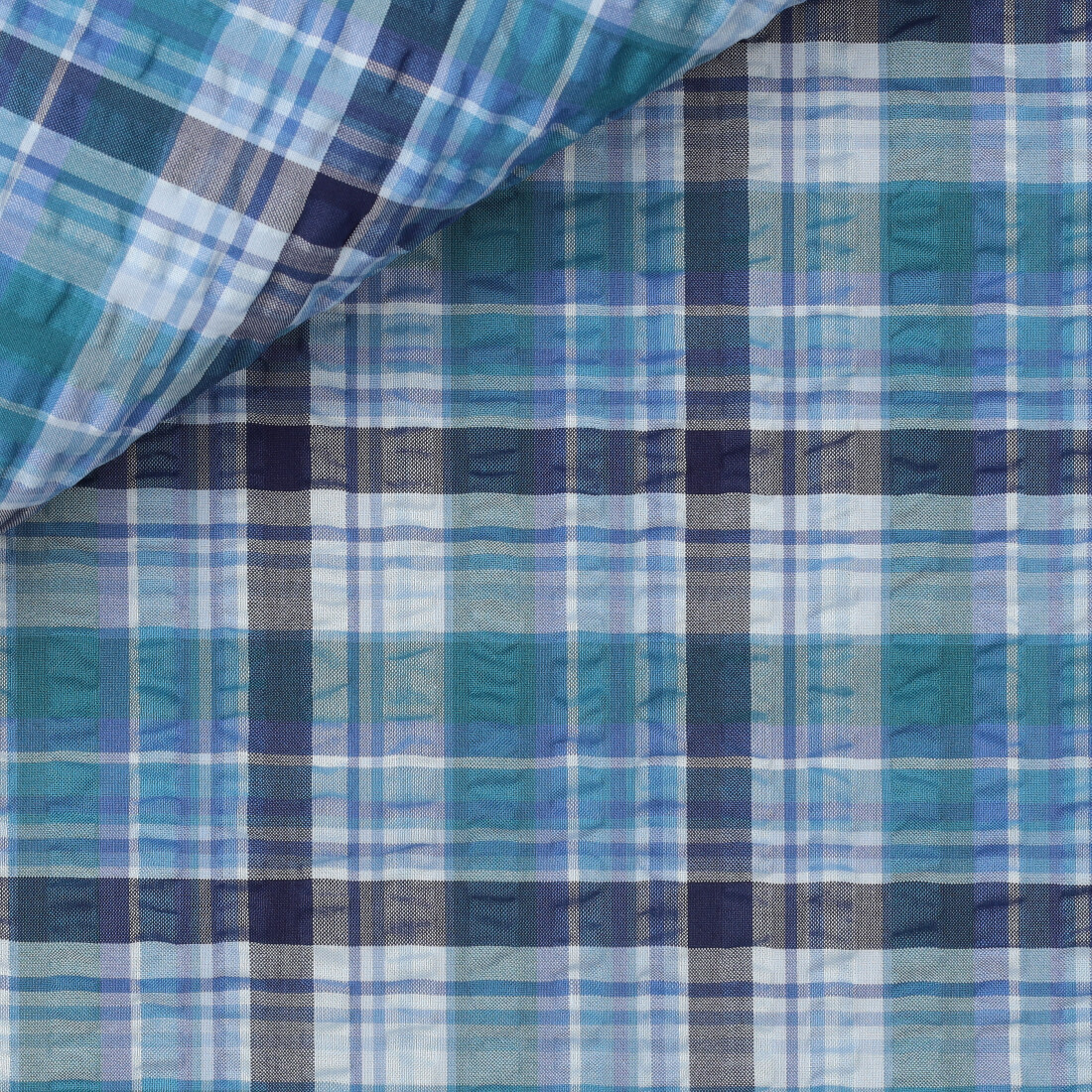 Seersucker Pattern Blue