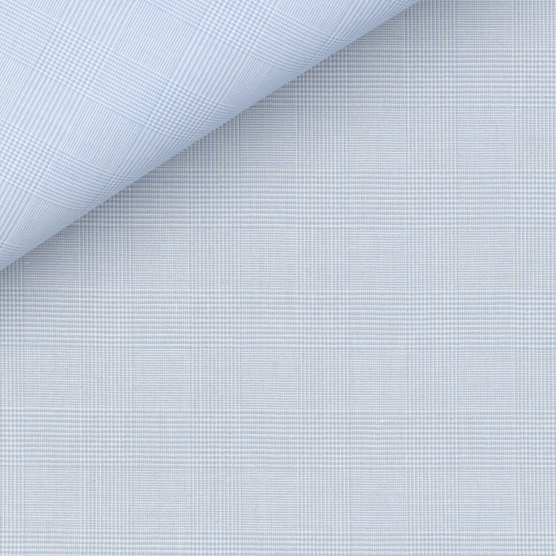 Zephir Check Pattern Blue (easy care)