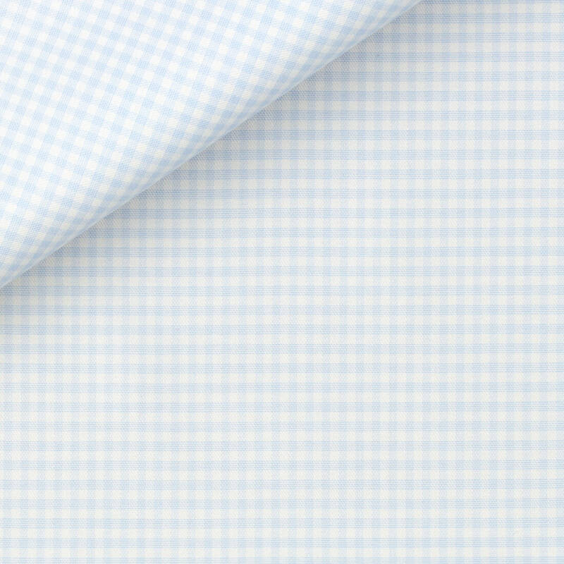 Twill Check Pattern Blue (easy care)