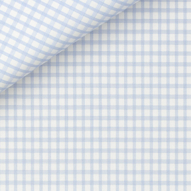 Twill Check Pattern White