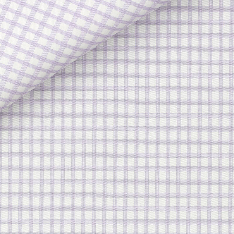 Twill Check Pattern Mauve