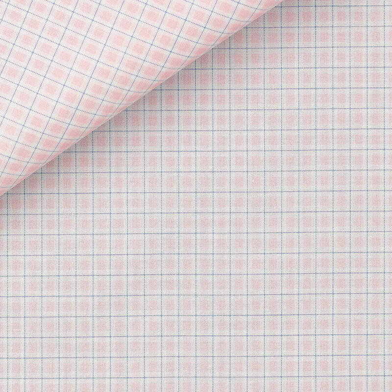 Zephir Check Pattern Pink Blue