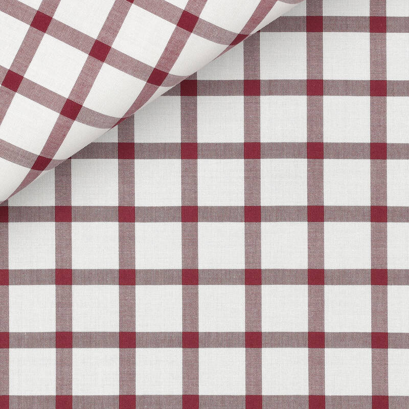 Zephir Check Pattern Bordeaux