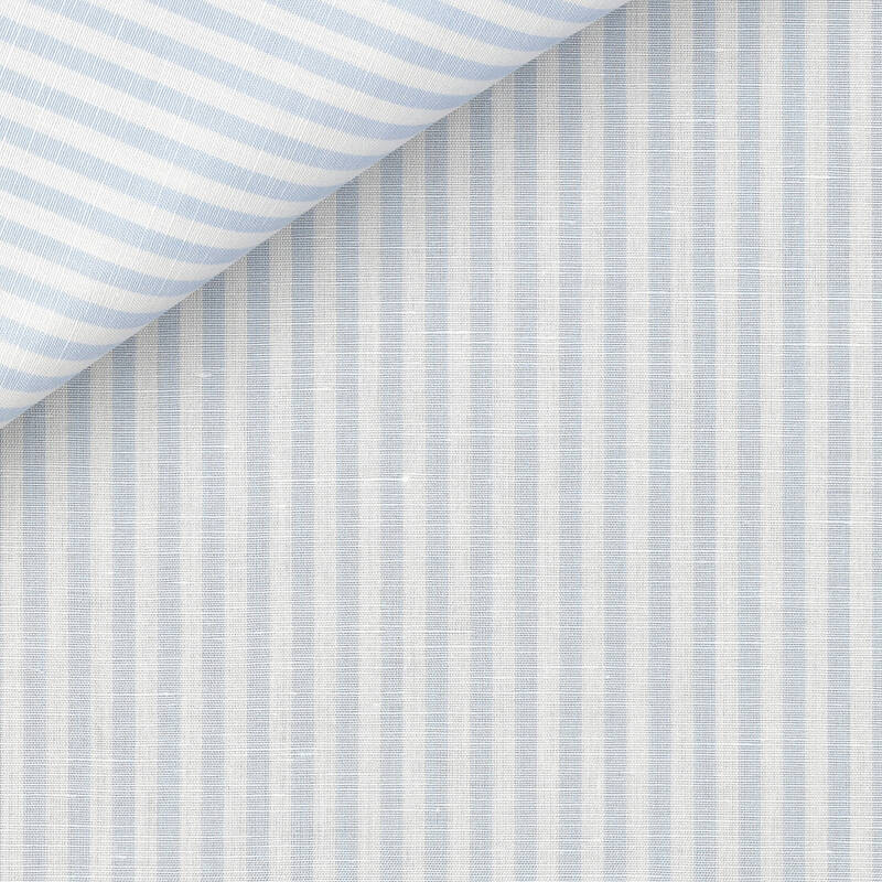 Linen Stripes Blue