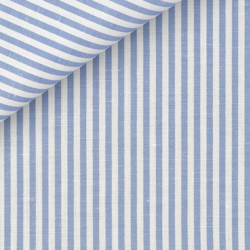 Linen Stripes Blue