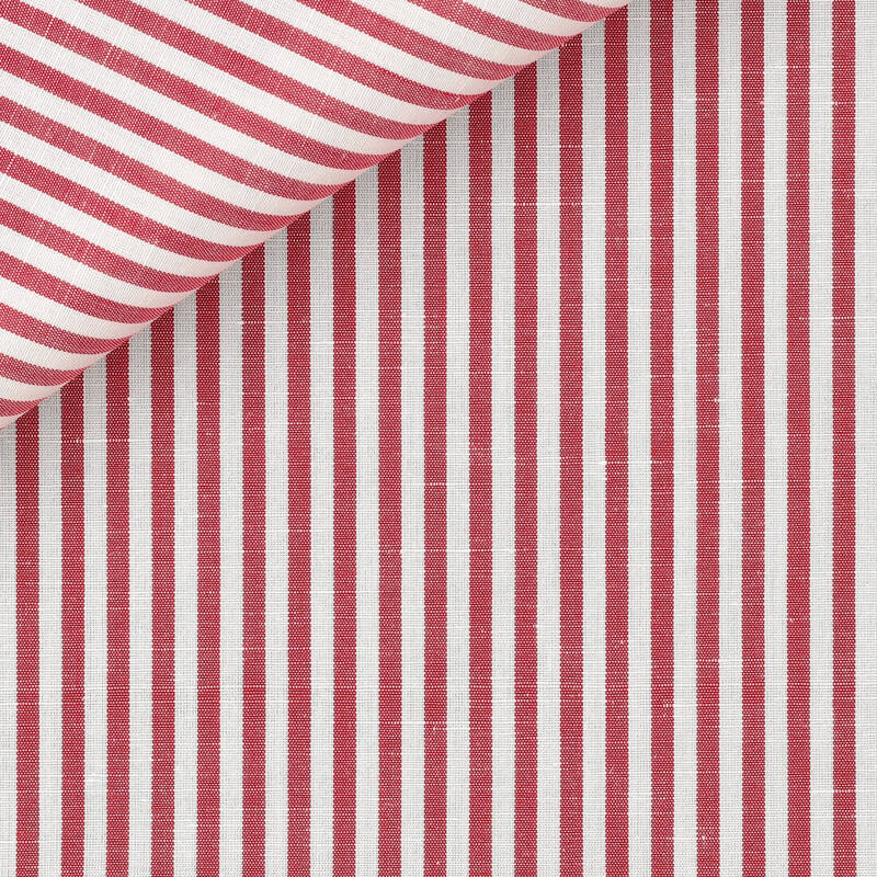 Linen Stripes Red