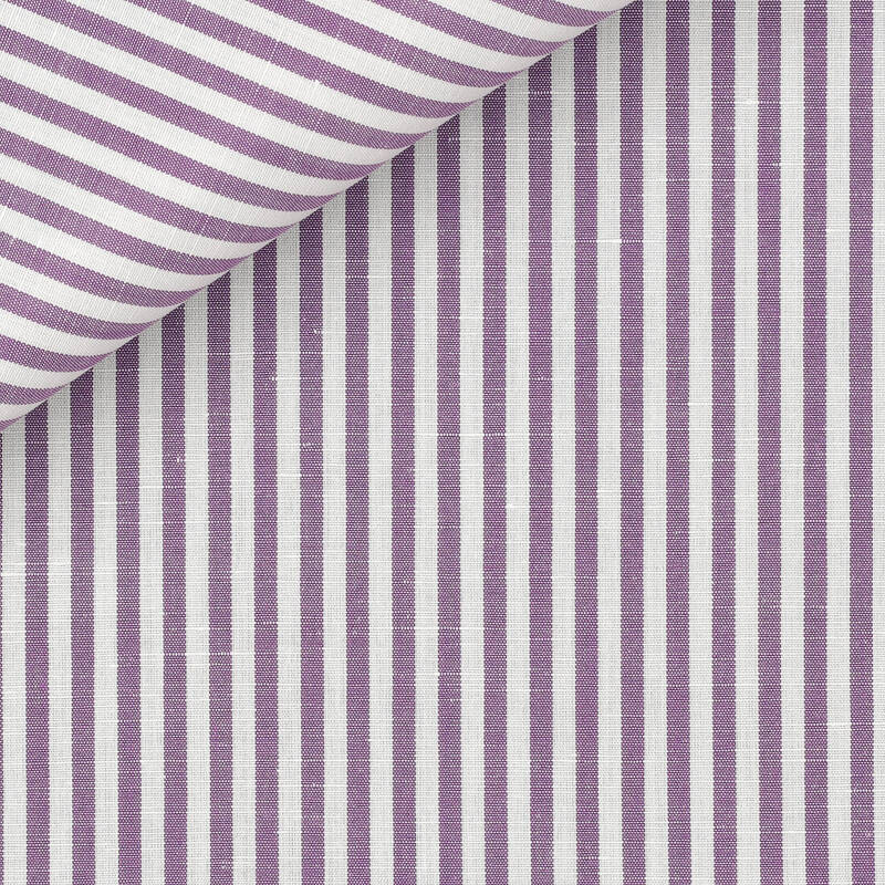 Linen Stripes Mauve