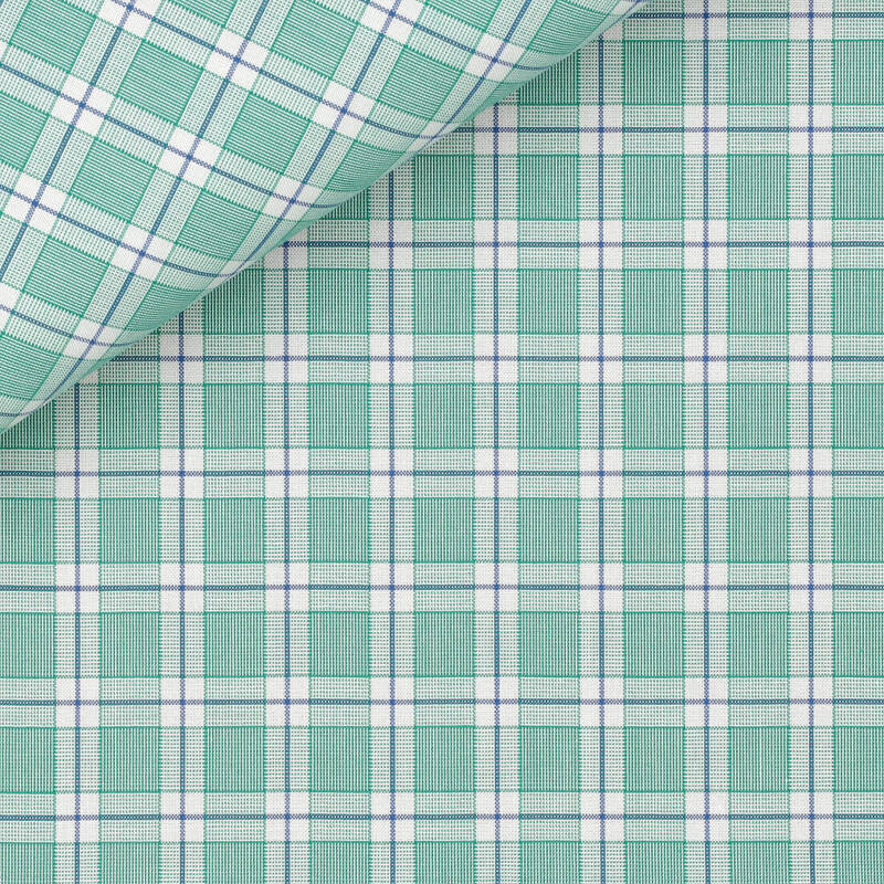 Zephir Check Pattern Blue Green