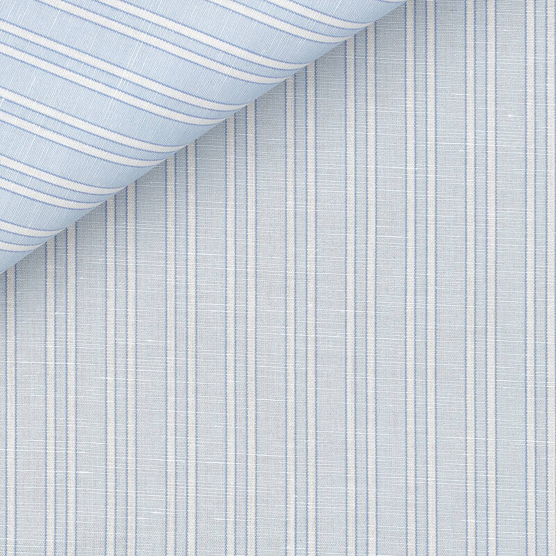 Linen Stripes Blue