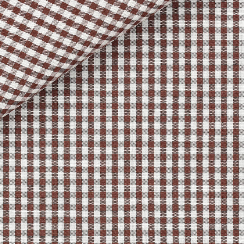 Linen Check Pattern Brown