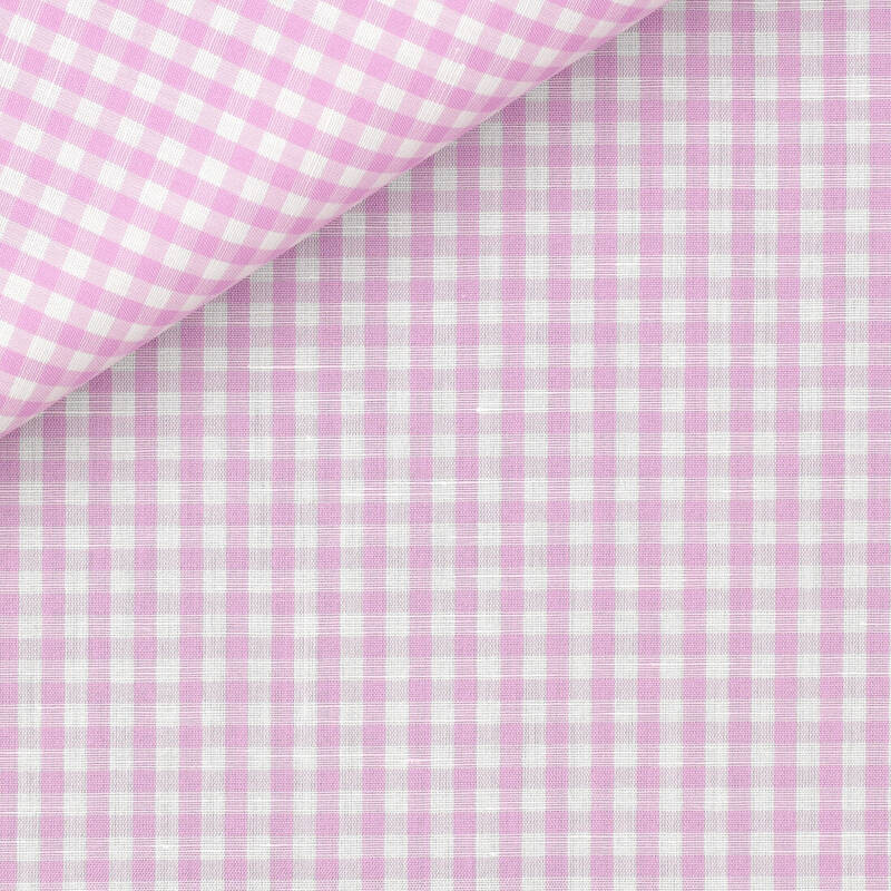 Linen Check Pattern Pink
