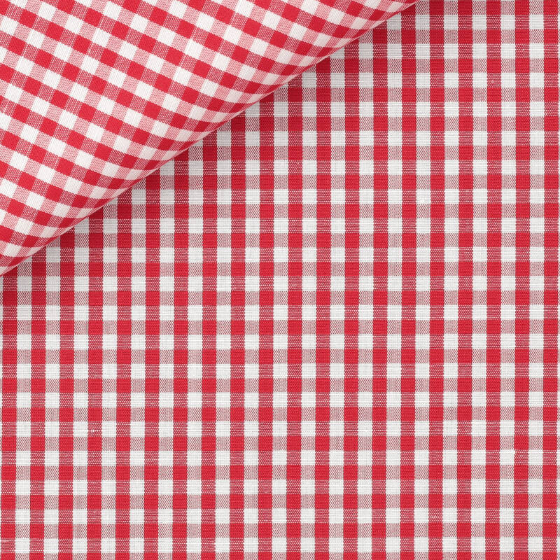 Linen Check Pattern Red