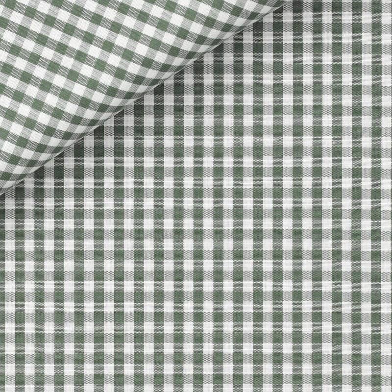 Linen Check Pattern Green