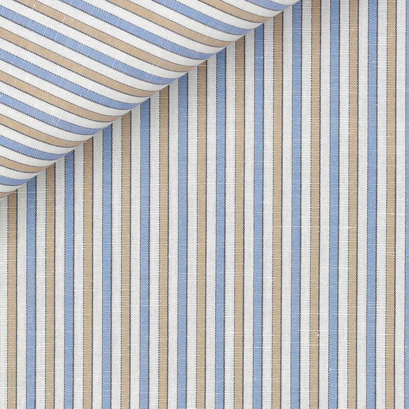 Linen Stripes Blue