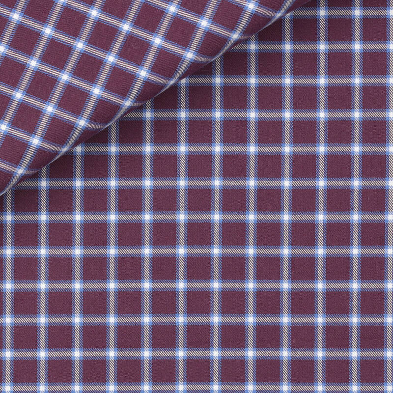 Twill Check Pattern Blue Purple