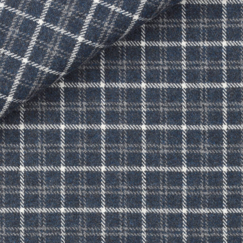 Twill Check Pattern Blue