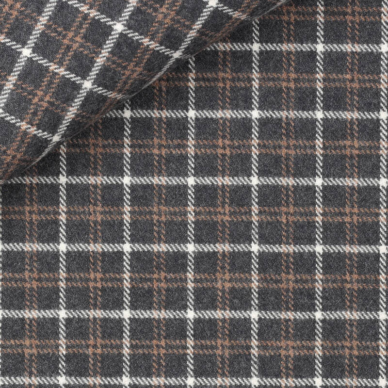 Twill Check Pattern Brown