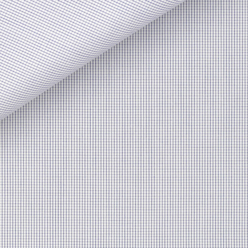 Poplin Check Pattern Blue