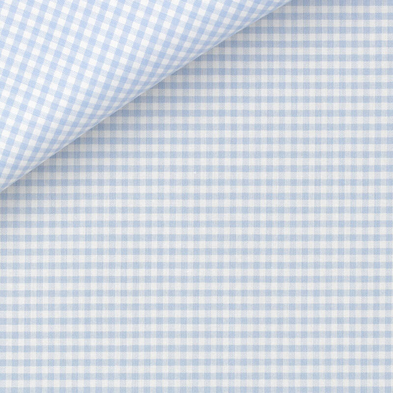 Poplin Check Pattern White
