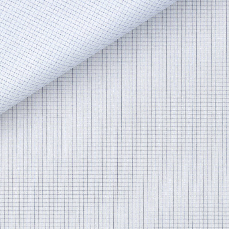 Poplin Check Pattern Blue