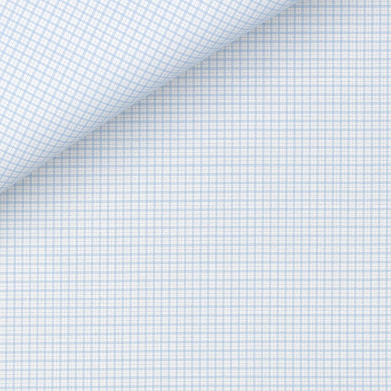 Twill Check Pattern Blue