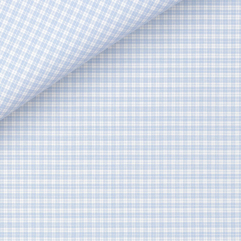 Twill Check Pattern White