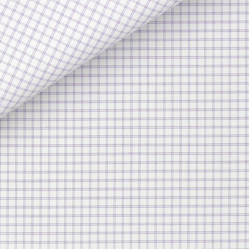 Twill Check Pattern Mauve