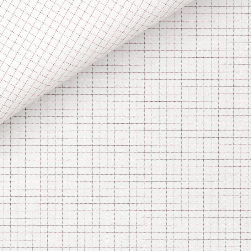 Twill Check Pattern Bordeaux