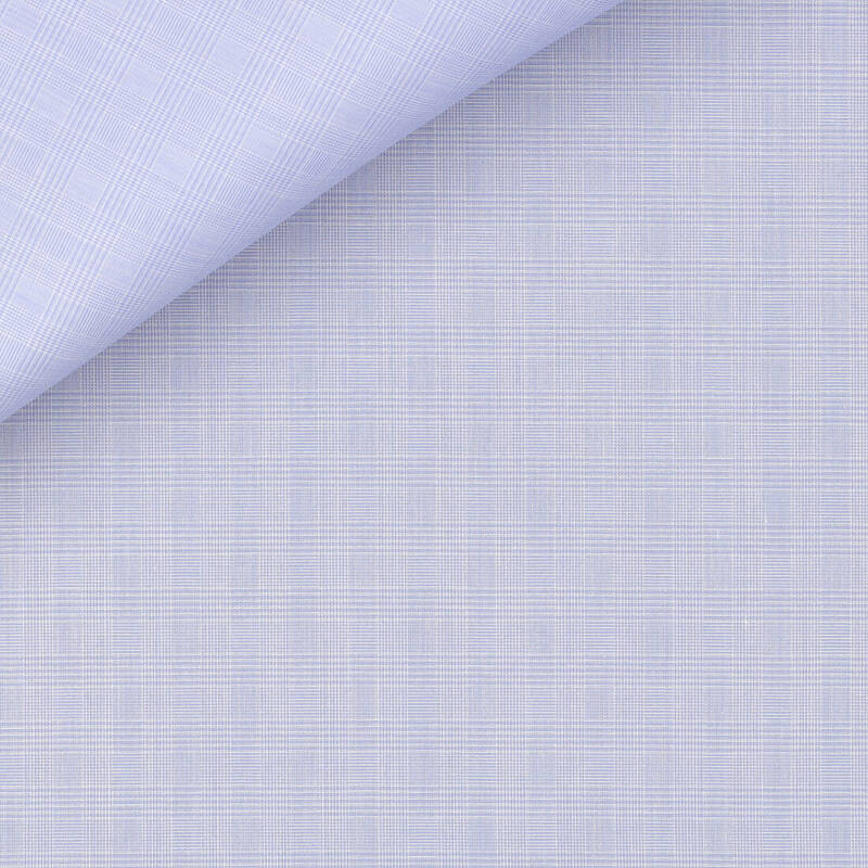 Poplin Check Pattern Blue