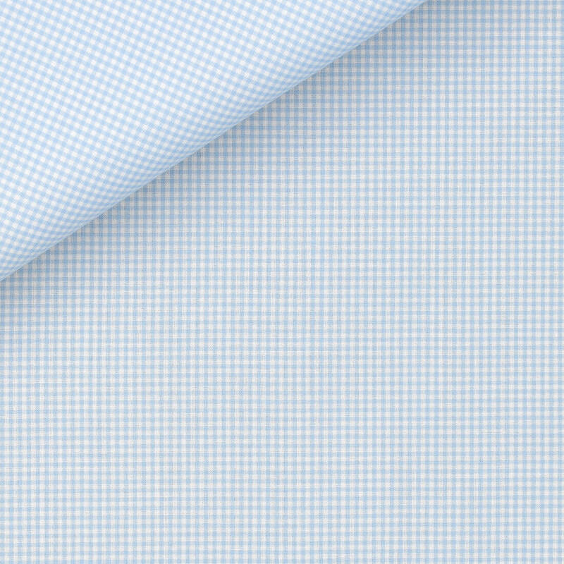 Linen Check Pattern Blue