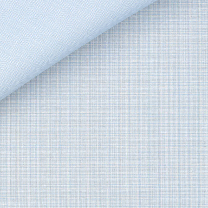 Linen Check Pattern Blue
