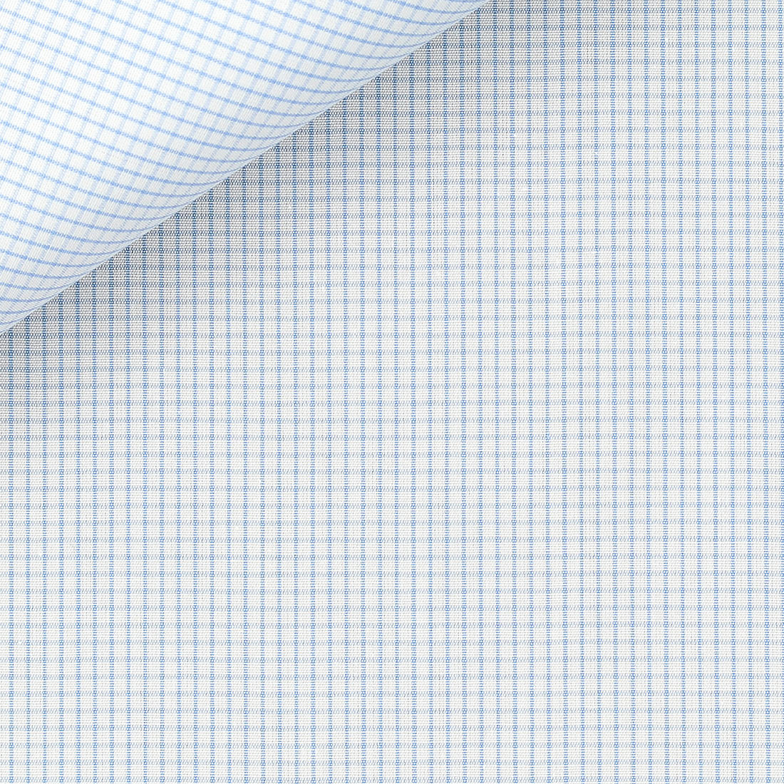 Poplin Check Pattern Blue