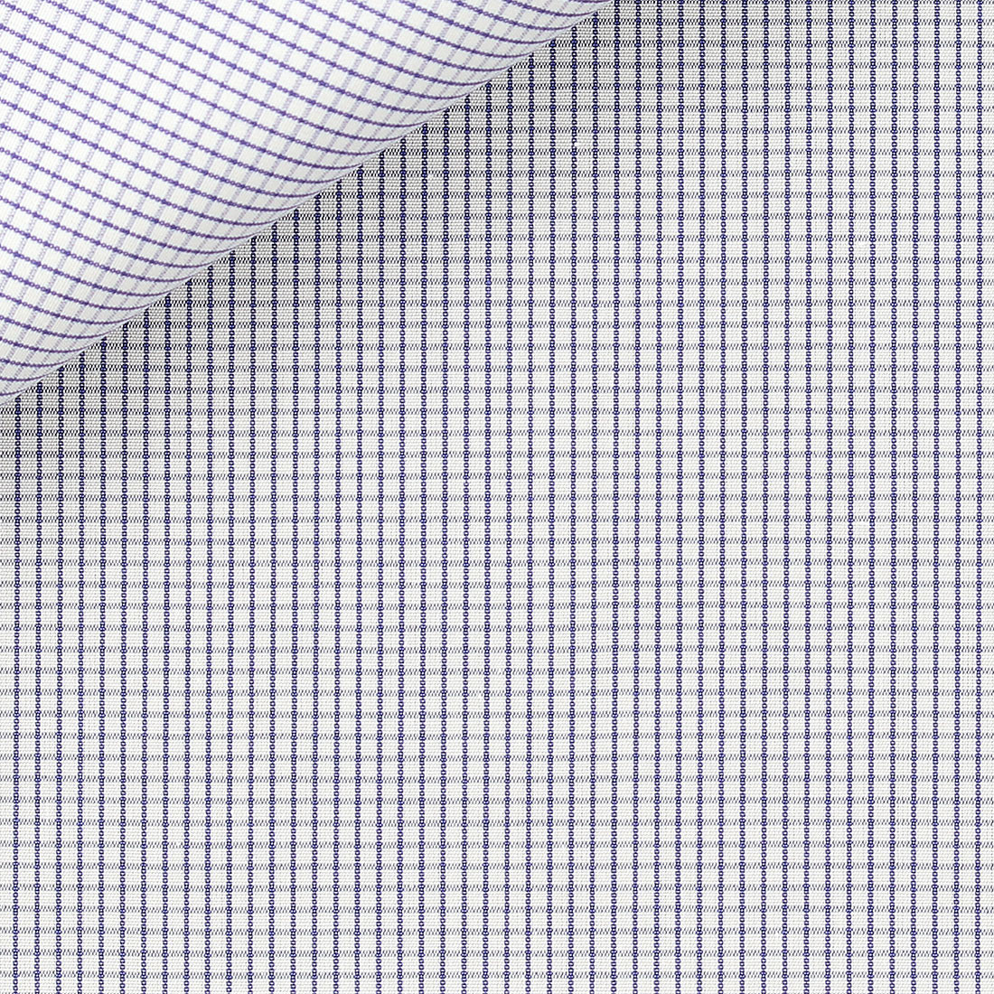 Poplin Check Pattern Blue