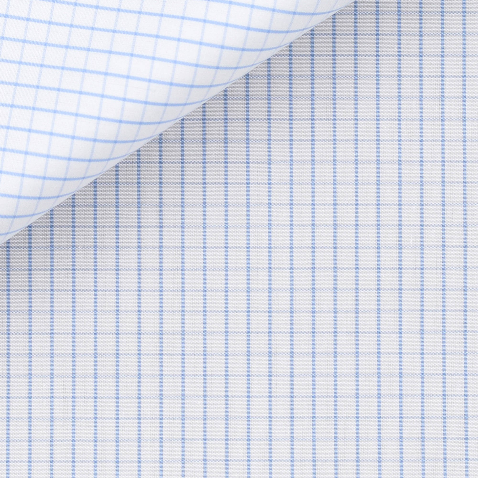 Poplin Check Pattern Blue