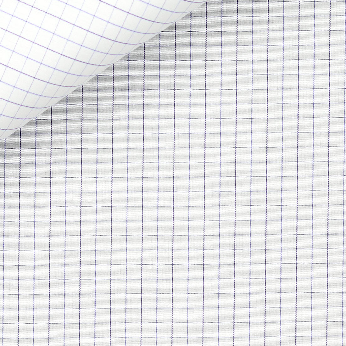 Poplin Check Pattern Blue