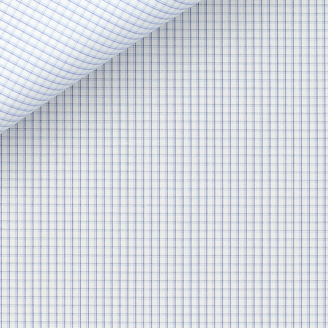 Poplin Check Pattern Blue