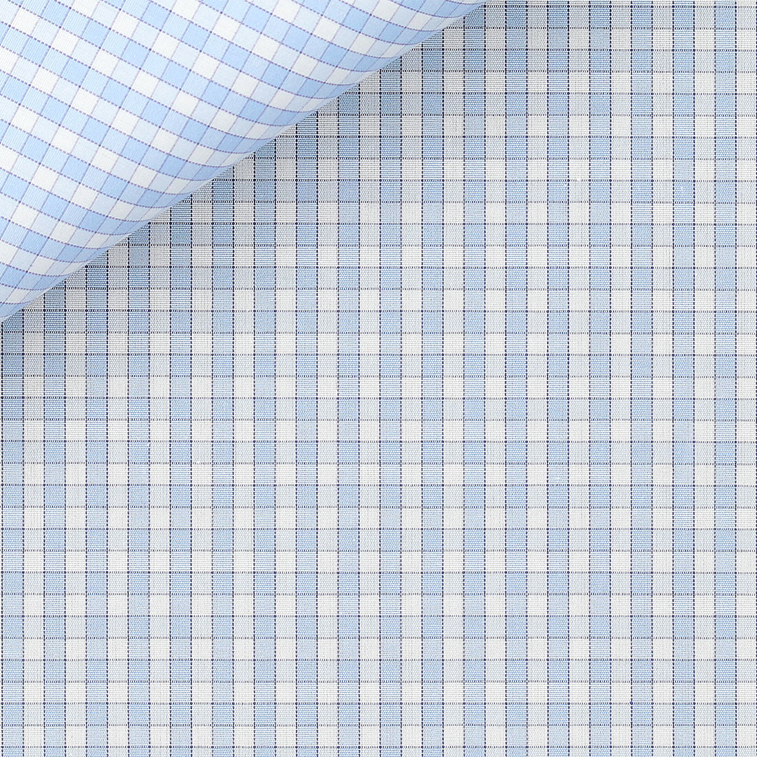 Poplin Check Pattern Blue