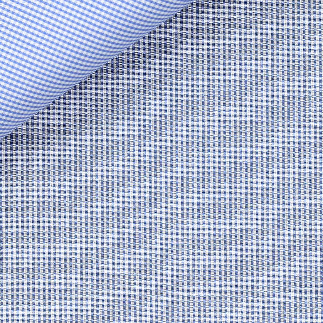 Poplin Check Pattern Blue