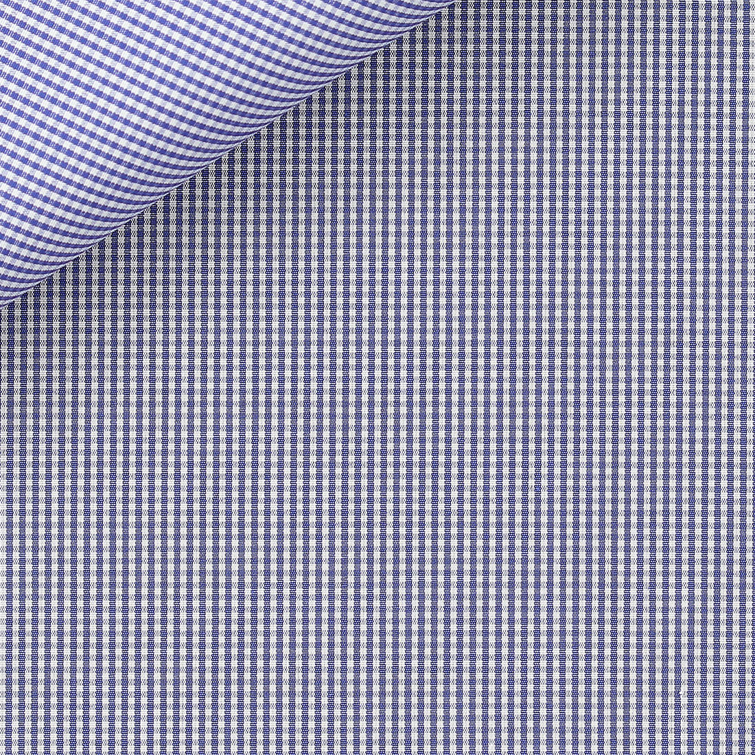 Poplin Check Pattern Blue
