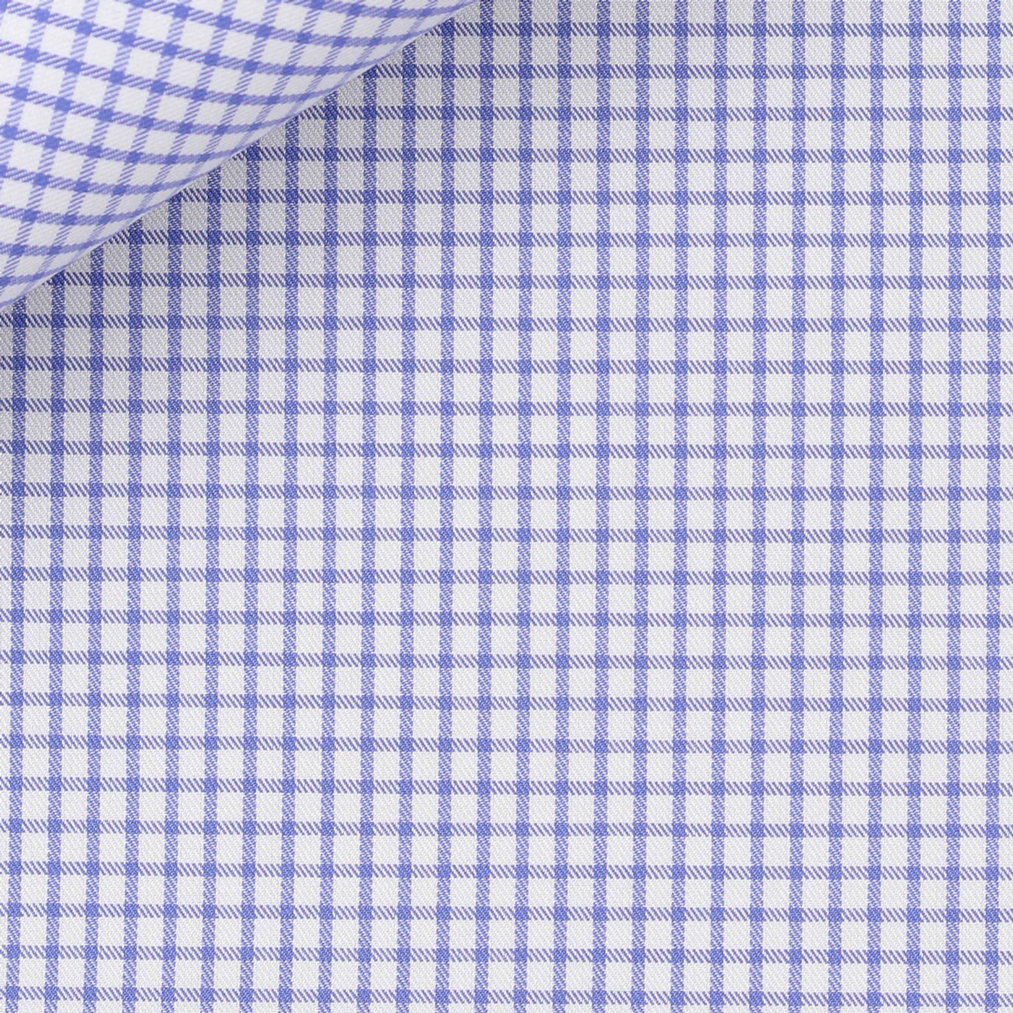 Twill Check Pattern Blue