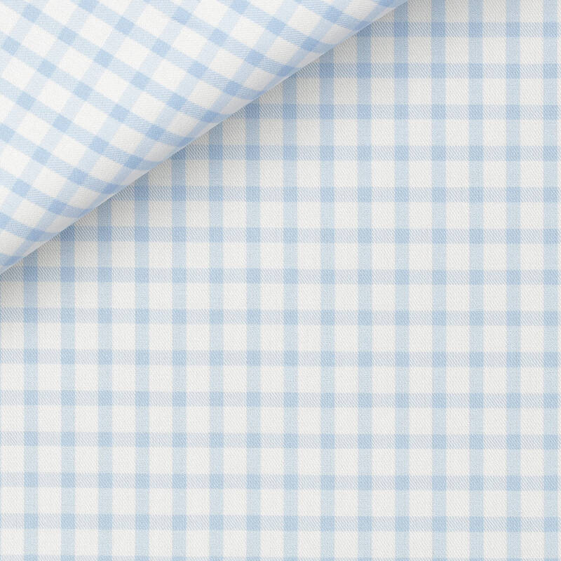 Twill Check Pattern Blue