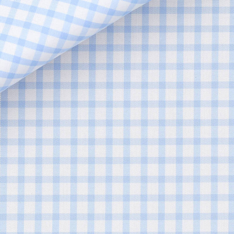 Twill Check Pattern Blue