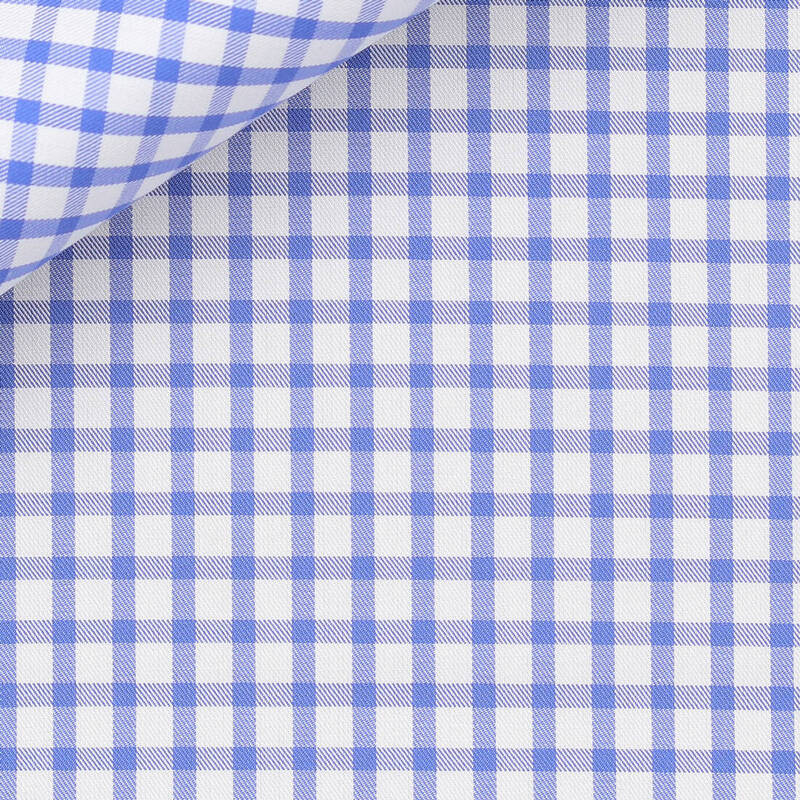 Twill Check Pattern Blue