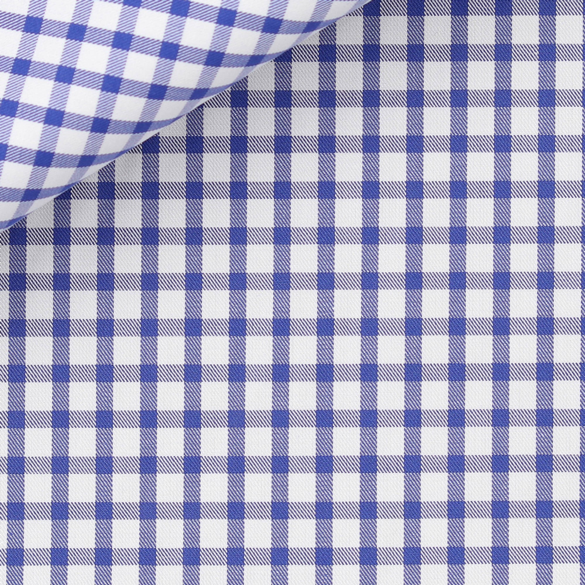 Twill Check Pattern Blue