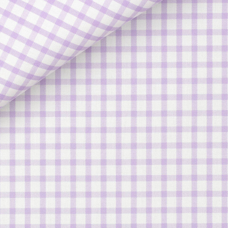 Twill Check Pattern Mauve