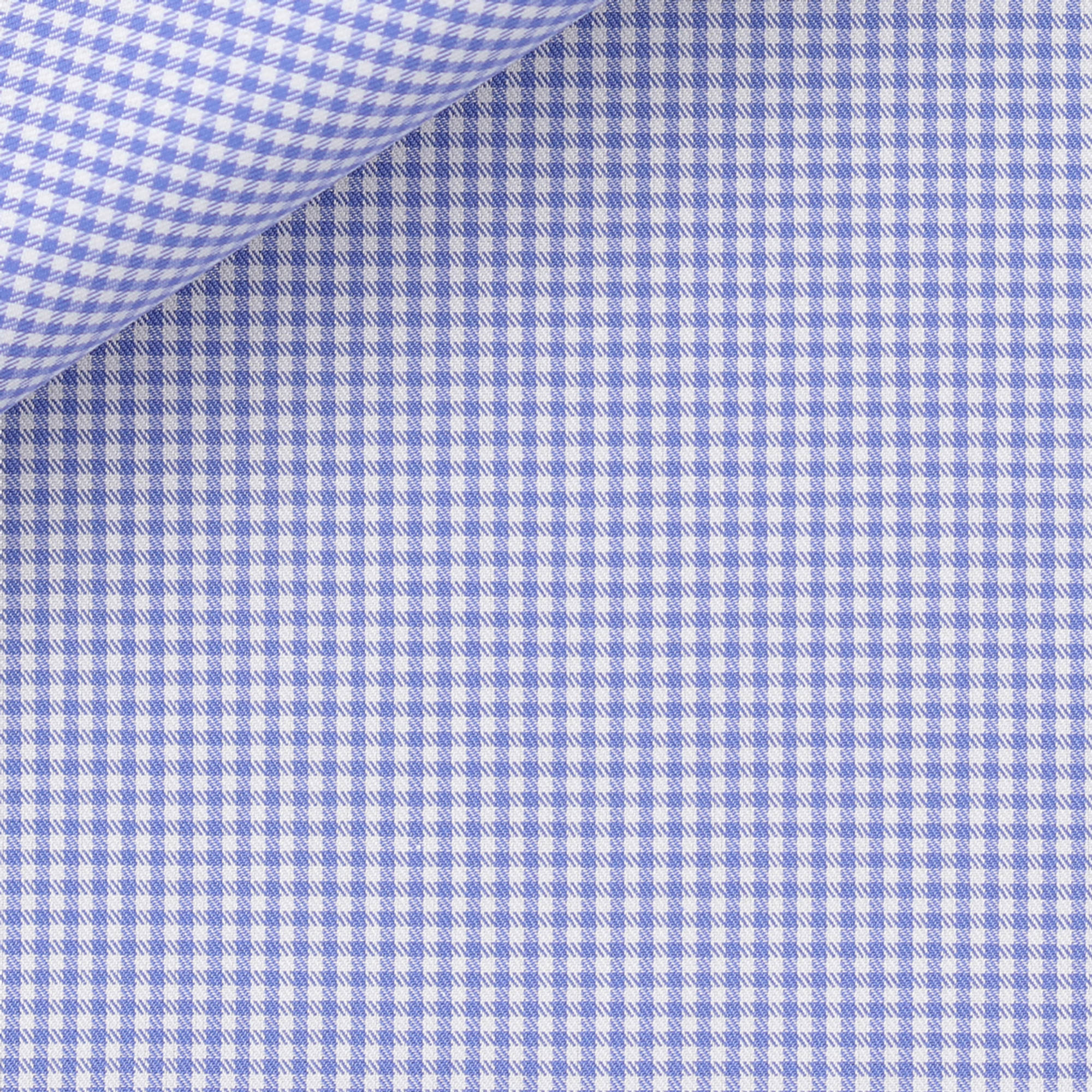 Twill Check Pattern Blue