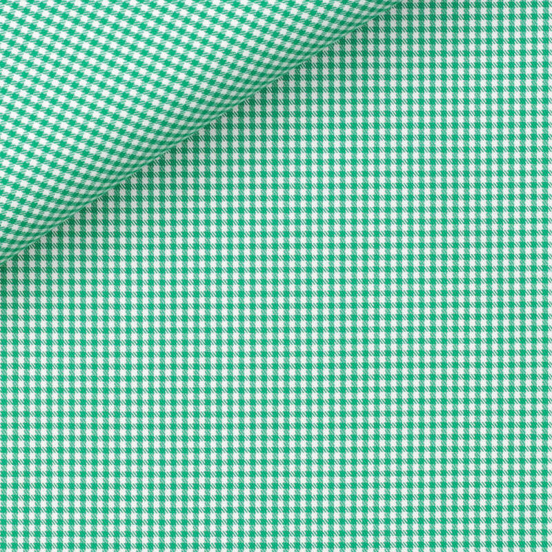 Twill Check Pattern Green