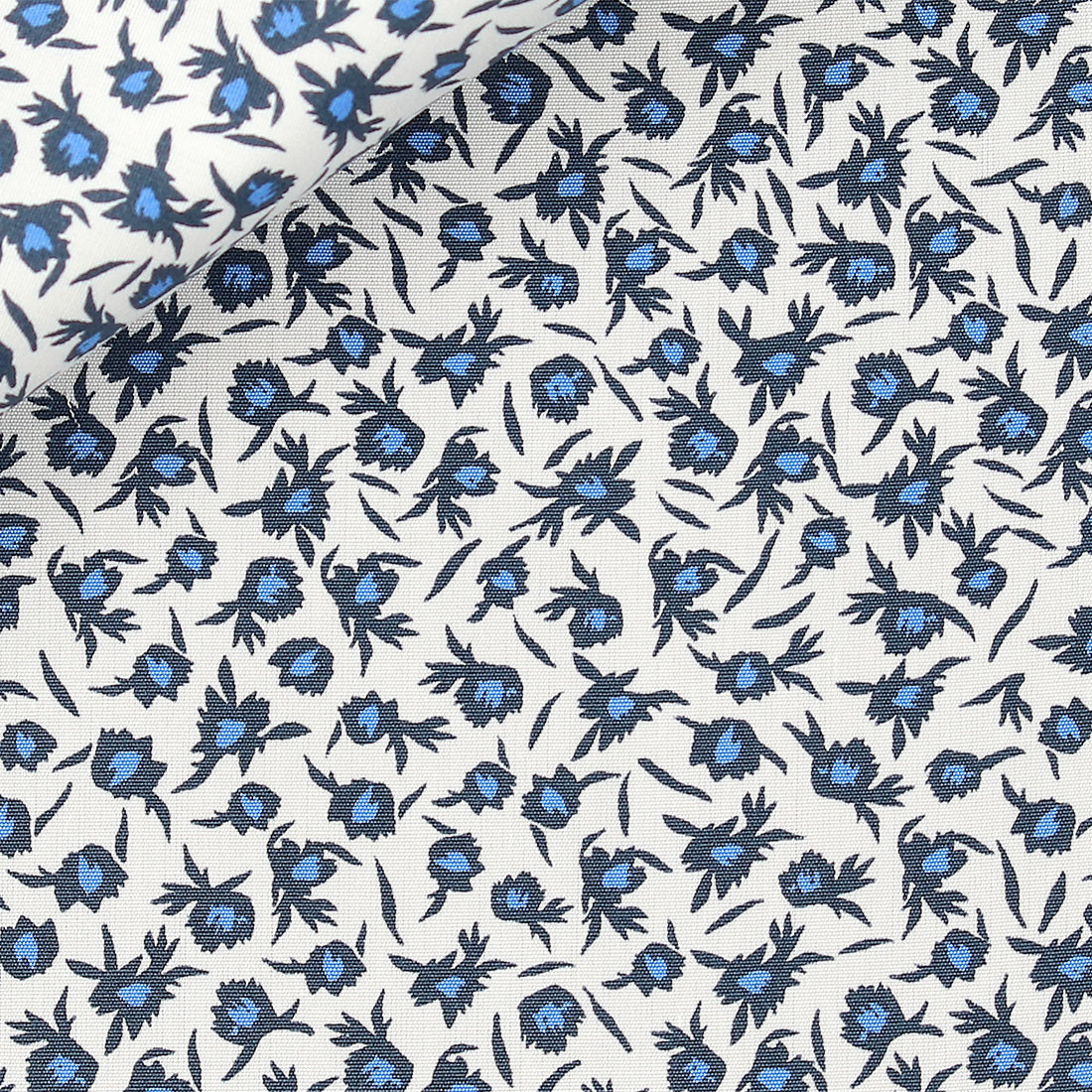 Poplin Pattern Blue