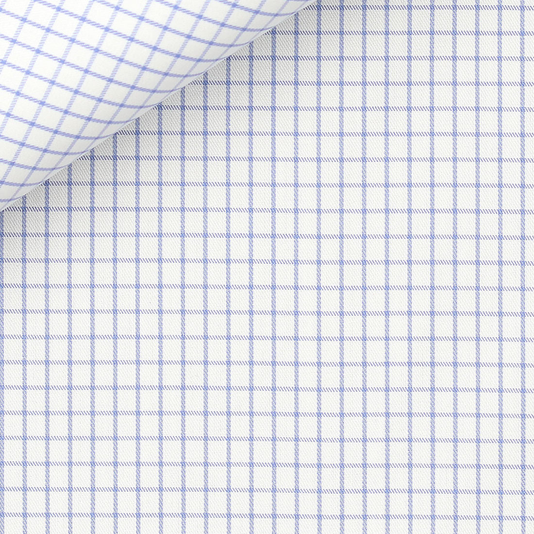 Twill Check Pattern Blue