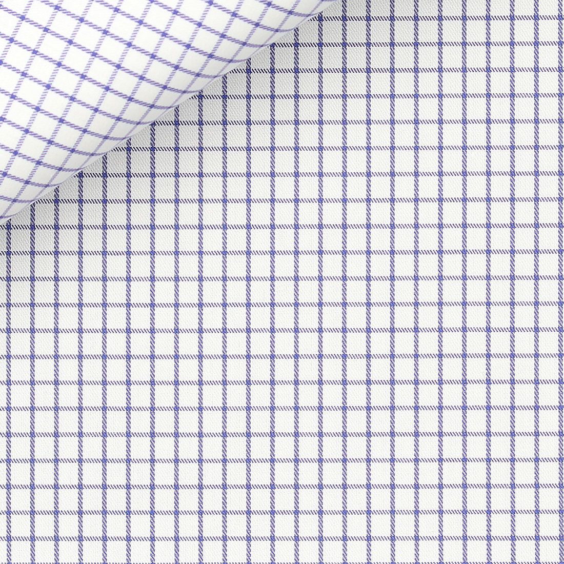 Twill Check Pattern Blue